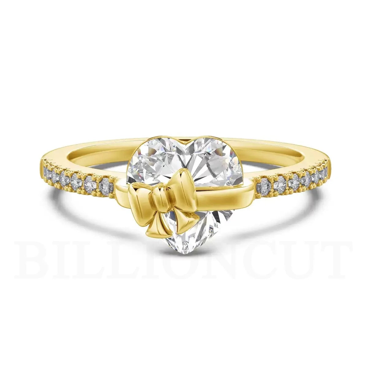 HOT 925 Sterling Silver Delicate Heart Bow Tie Design Sweet Luxury Shining Ring Romantic Engagement Ring for Women Jewelry Gift